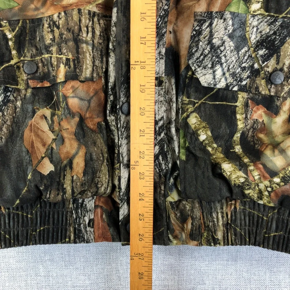 Rockey ProHunter Gear Hooded Thinsulate Jacket Men Large Mossy Oak Camo Full Zip